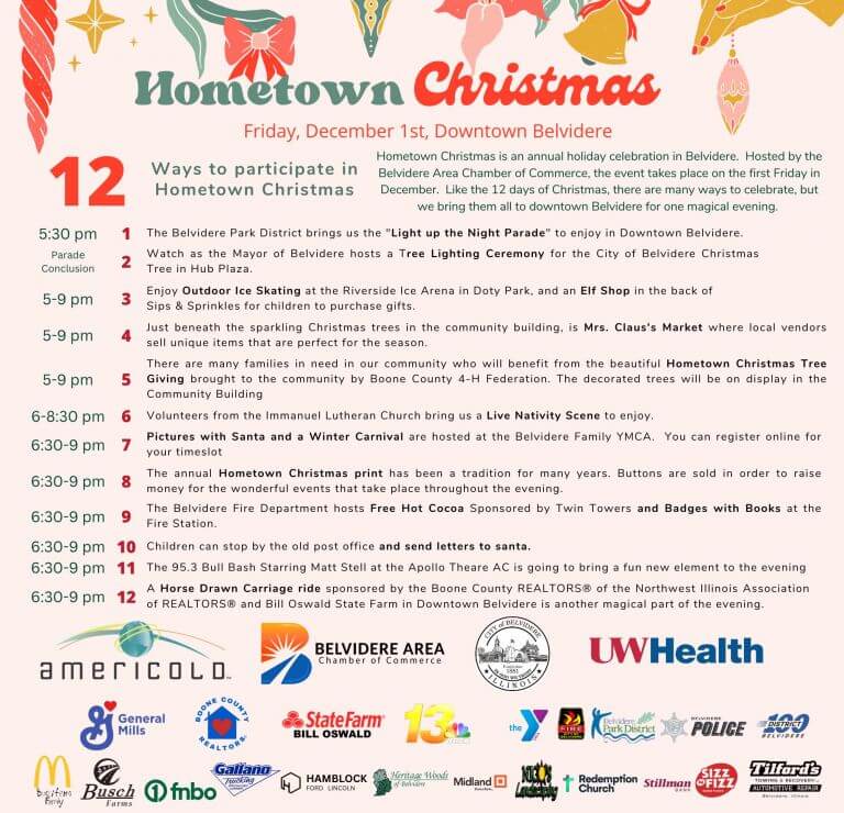 Hometown Christmas Belvidere Chamber of Commerce